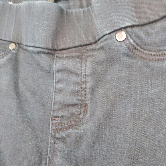 Liverpool Denim Leggings Womens Size 26 Pull On Stretch Blue Back Pockets - Picture 5 of 11